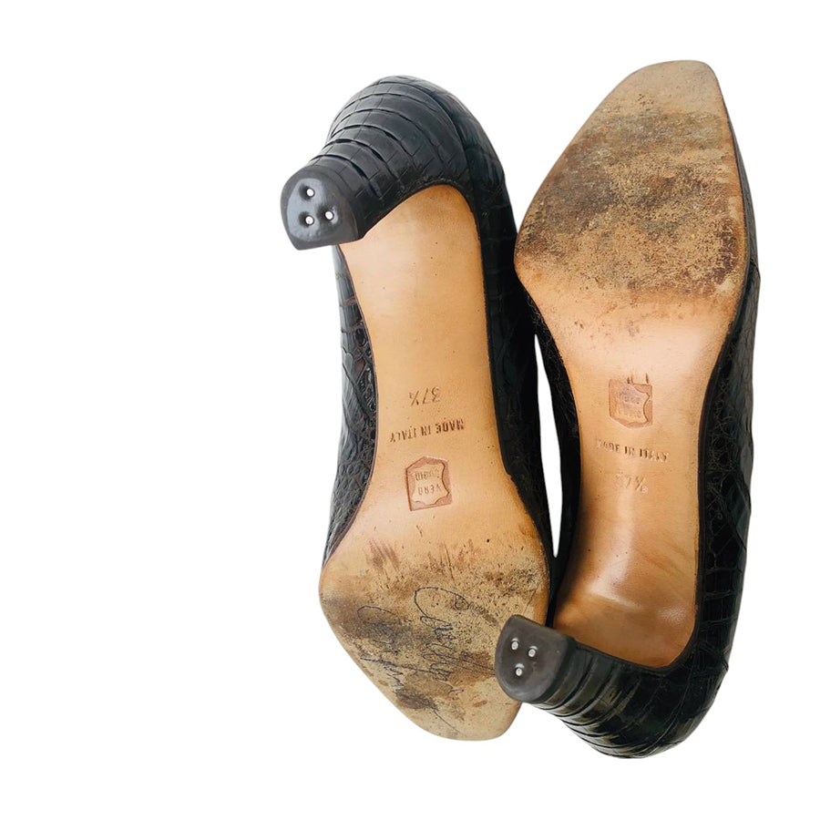 LAMOS Décolleté in Rettile