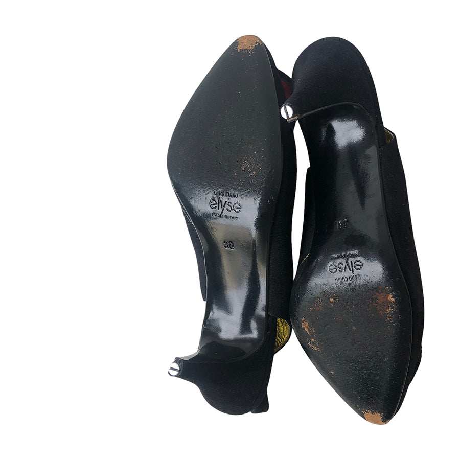 ELYSE Slingback in Camoscio