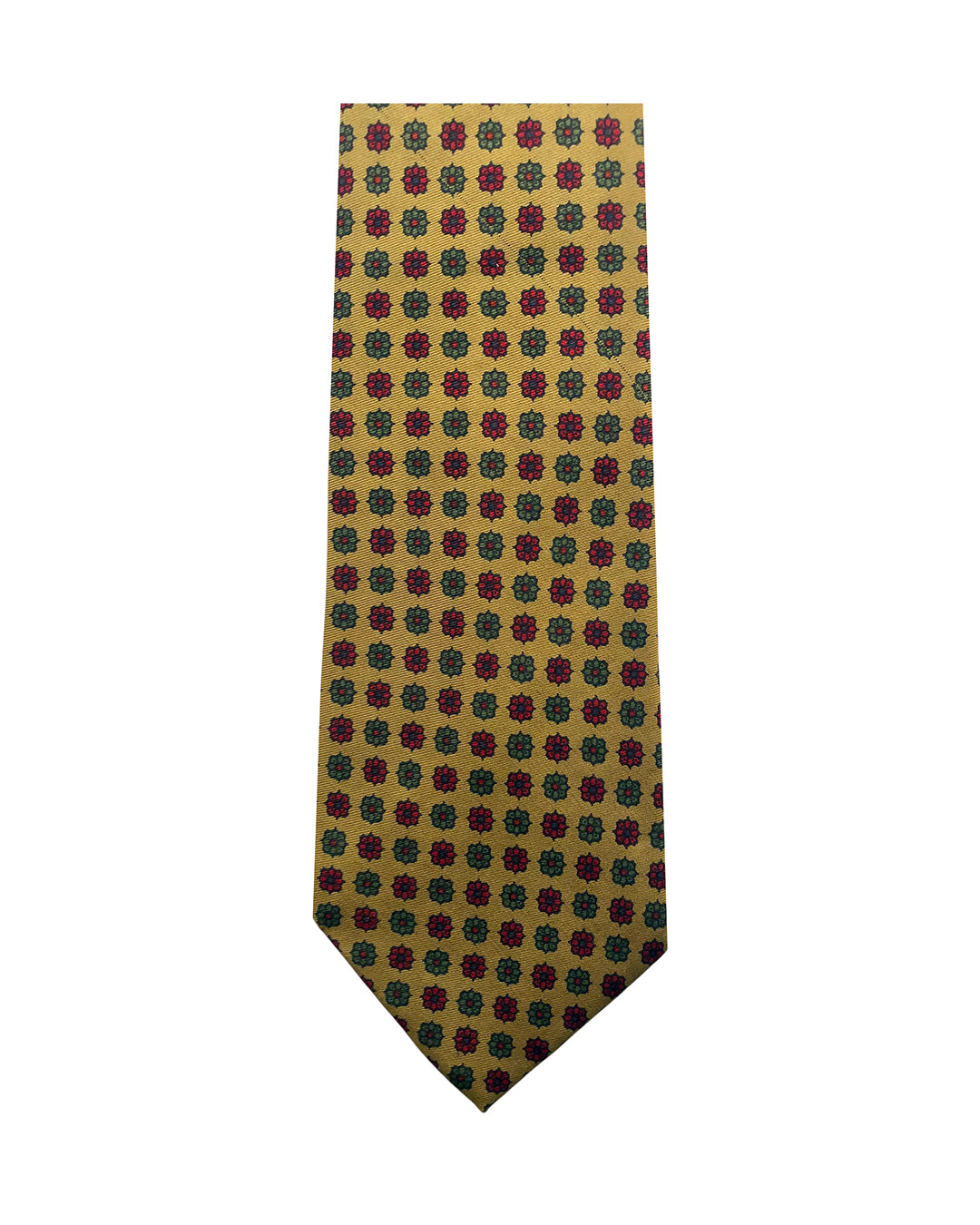 VINTAGE UNSIGNED Cravatta in Seta