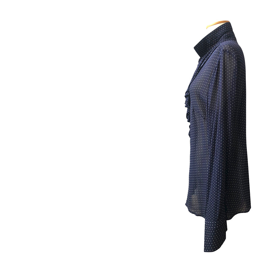 VINTAGE UNSIGNED Camicia in Chiffon