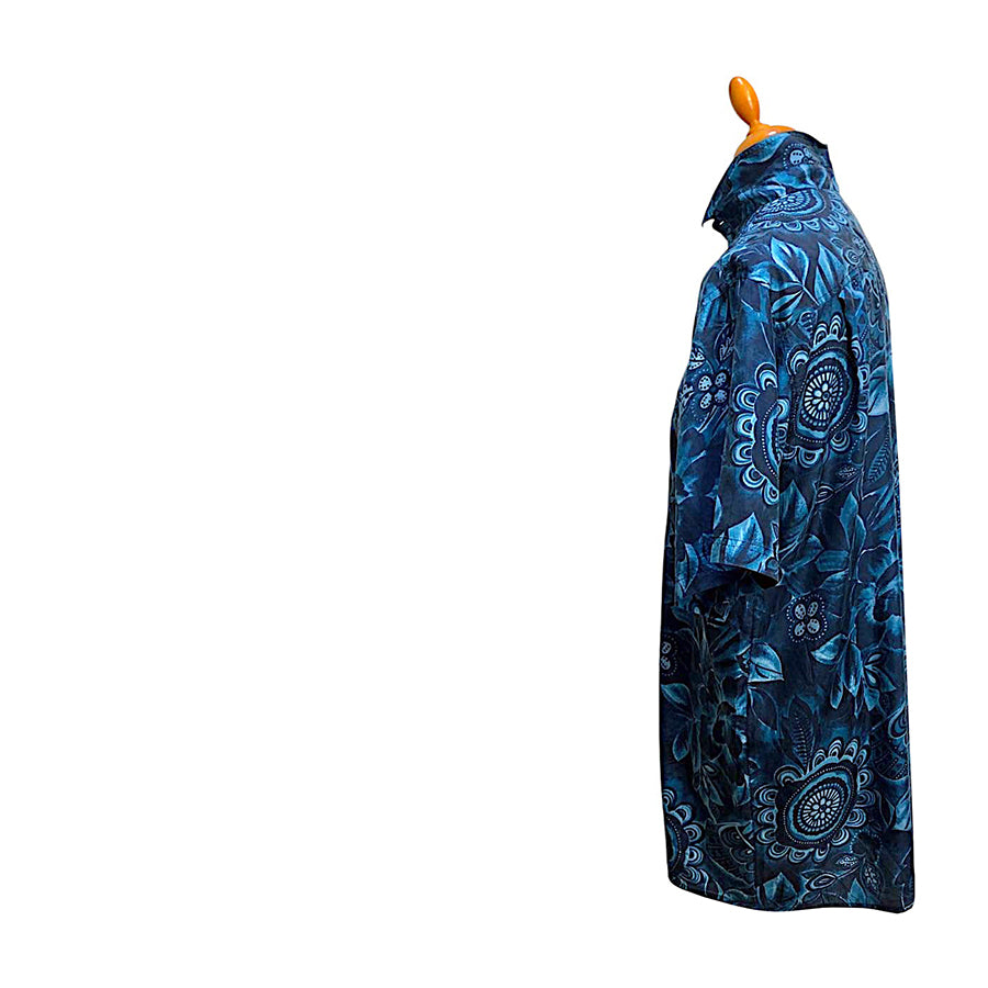 ANGELO LITRICO Aloha Shirt in Seta