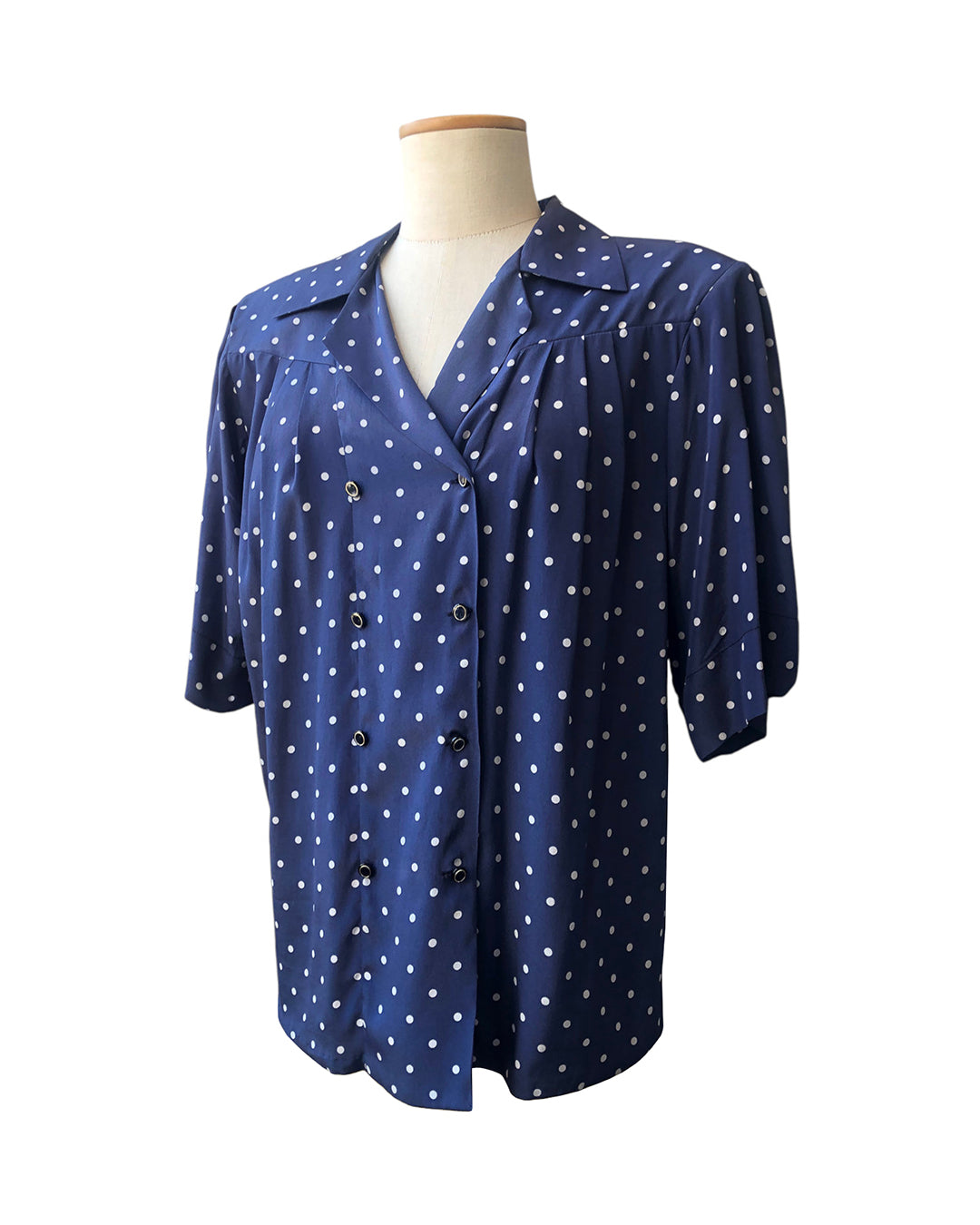 VINTAGE UNSIGNED Camicia in Seta