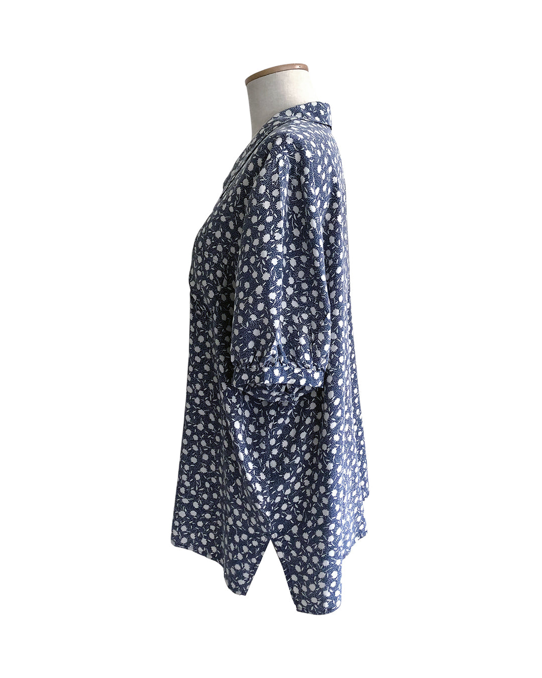 VINTAGE UNSIGNED Camicia Oversize in Seta