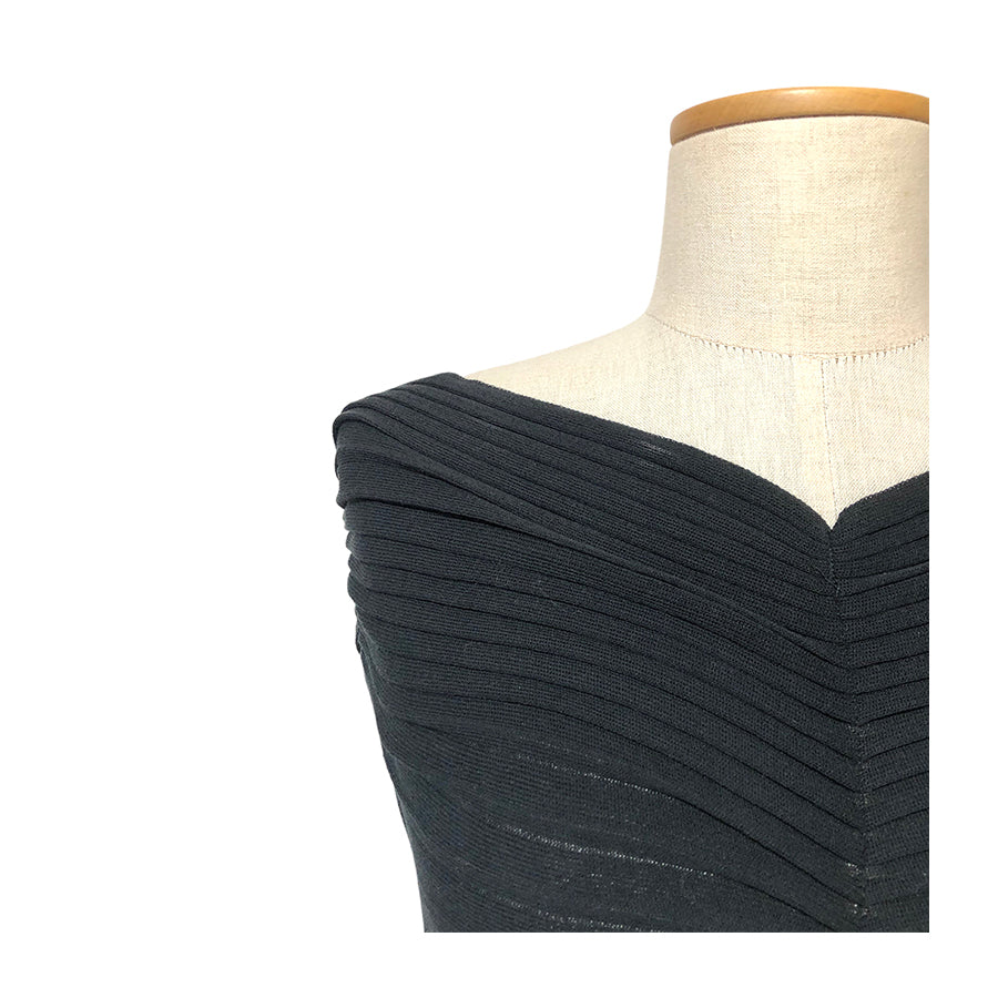 SPORTMAX Bustier/Top in Maglina Plissè