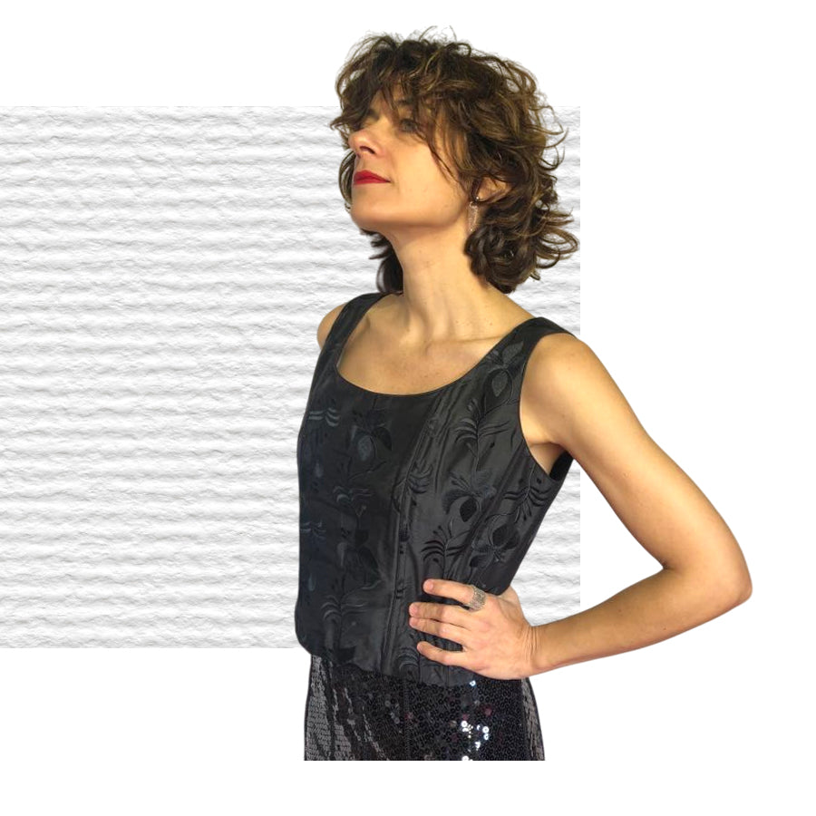 BLUNAUTA Bustier in Seta