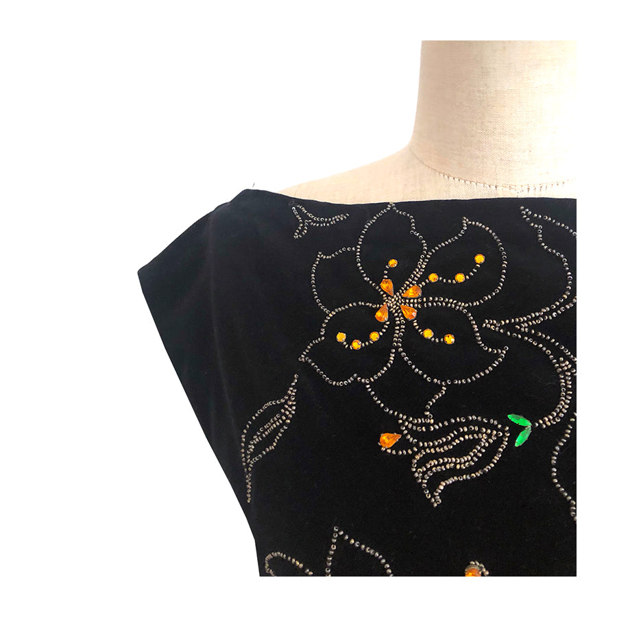 VINTAGE SARTORIALE Tubino in Velluto