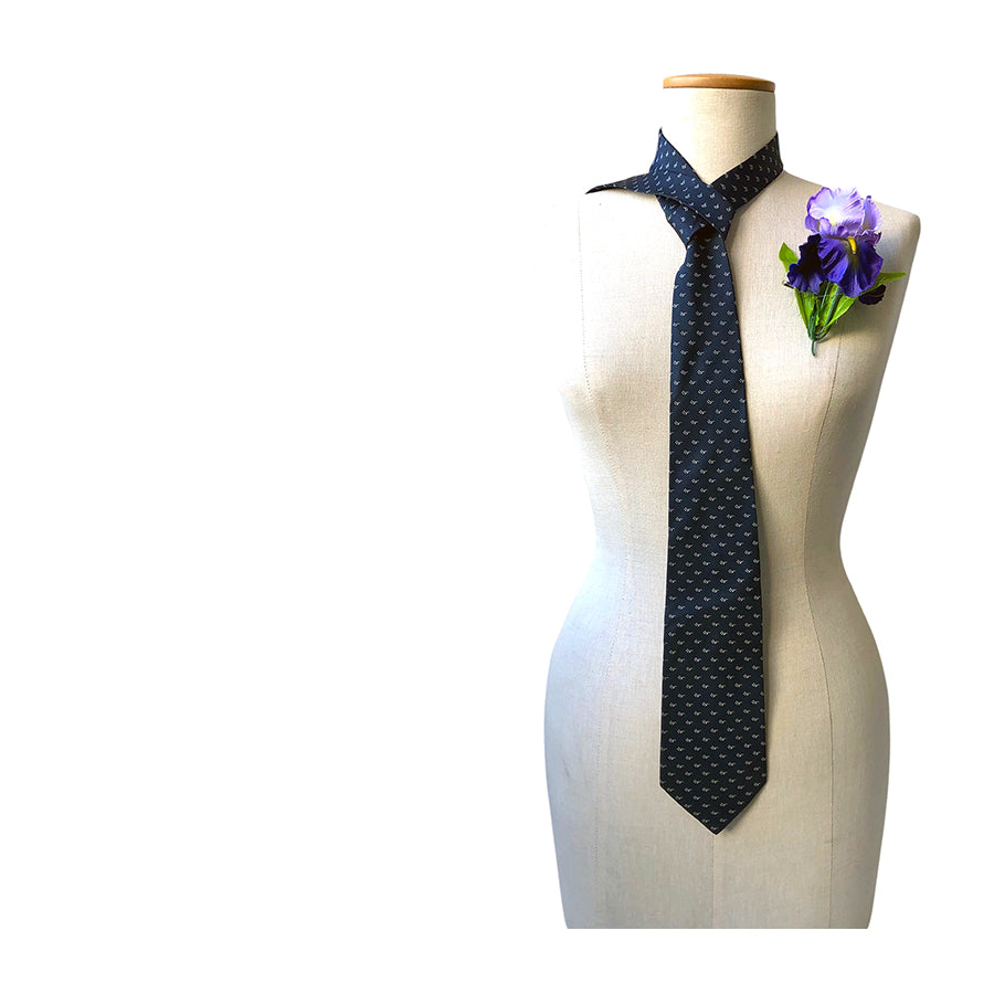 YVES SAINT LAURENT Cravatta in Seta Pura