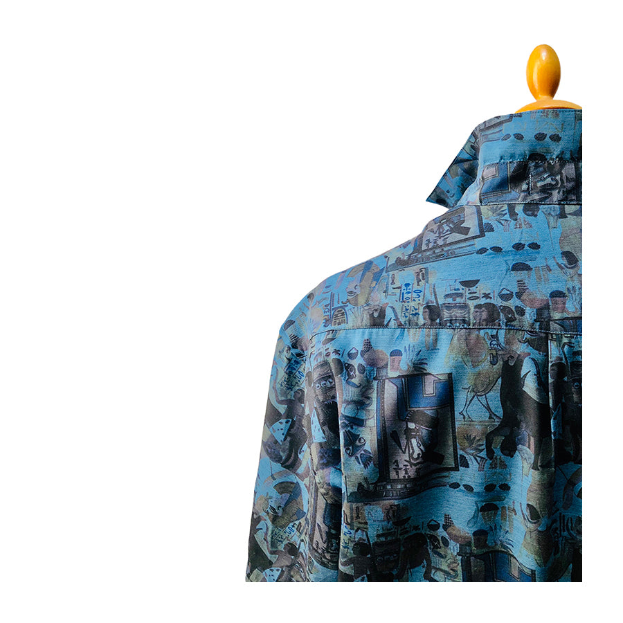 VINTAGE UNSIGNED Aloha Silk Shirt