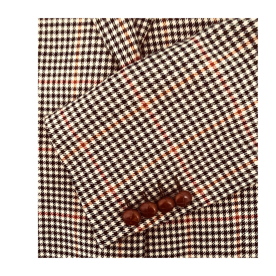 DAVID SADDLER Blazer in Principe di Galles