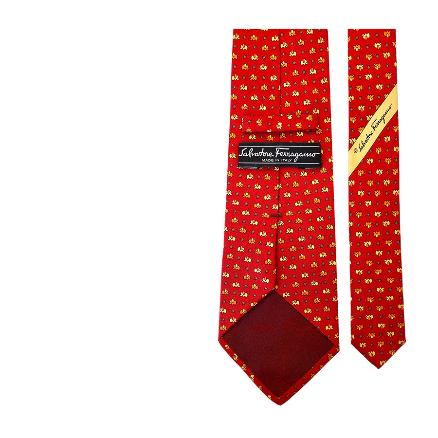 SALVATORE FERRAGAMO Cravatta in Seta Pura