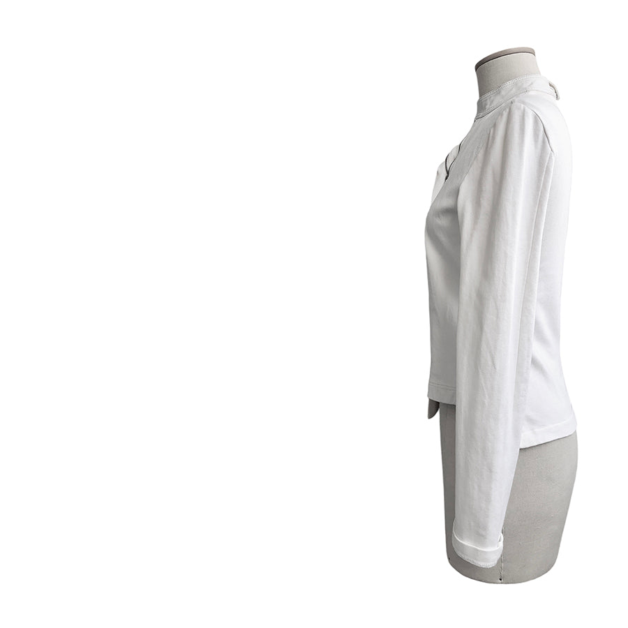 LIVIANA CONTI Giacca in Jersey e Ecopelle