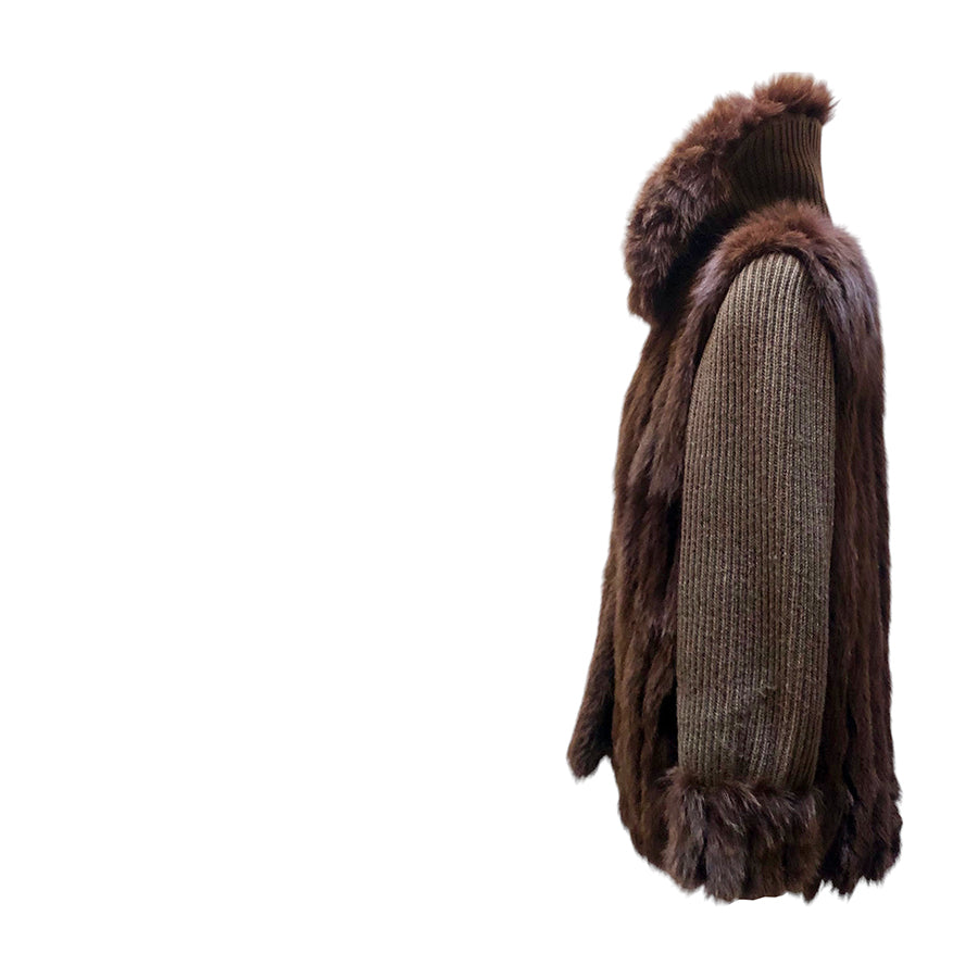 WANDEL Giaccone in Maglia e Visone