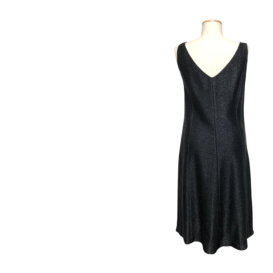 GENNY Abito in Cotone Effetto Rafia