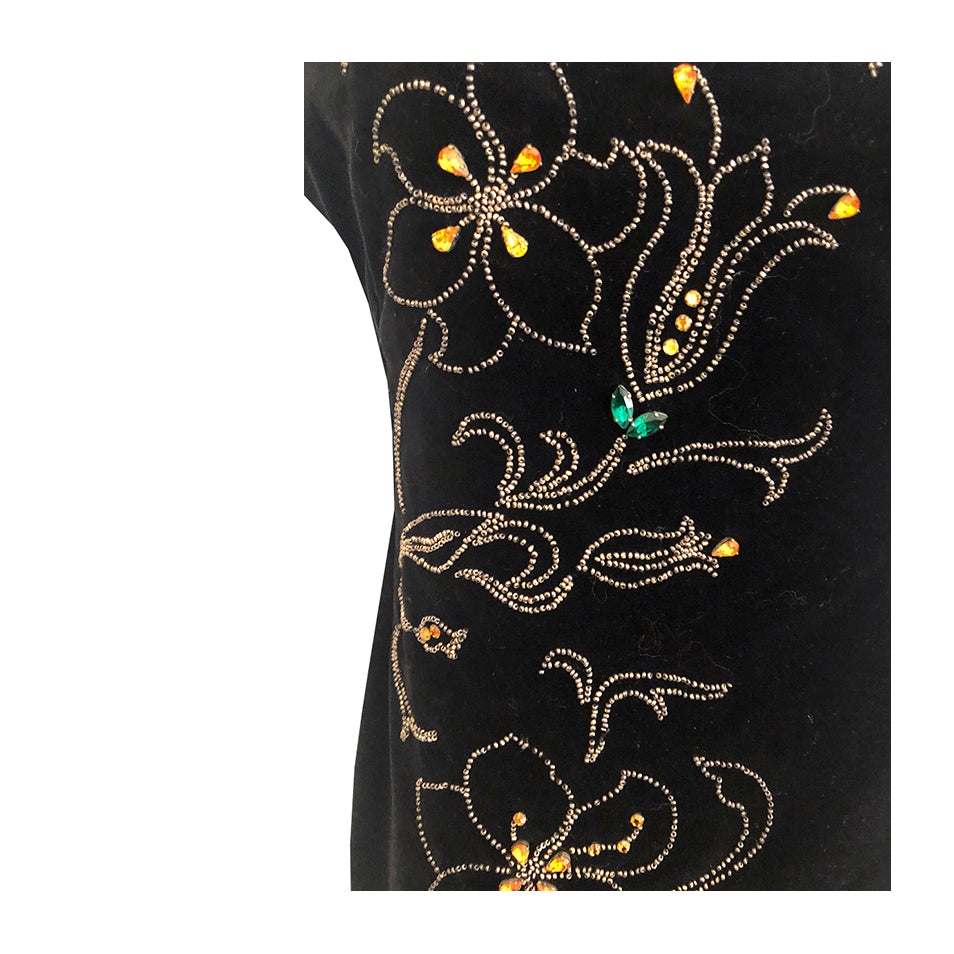 VINTAGE SARTORIALE Tubino in Velluto