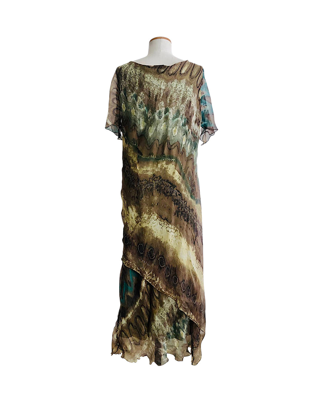LUISA VIOLA Maxidress in Seta