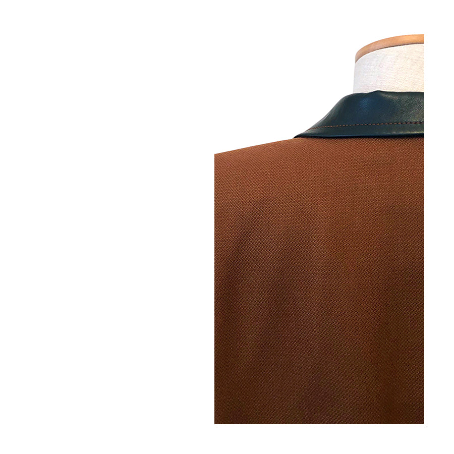 MARIO BORSATO COUTURE Completo in Lana, Cashmere e Pelle