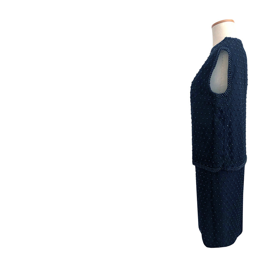 VINTAGE SARTORIALE Completo in Tulle e Perline