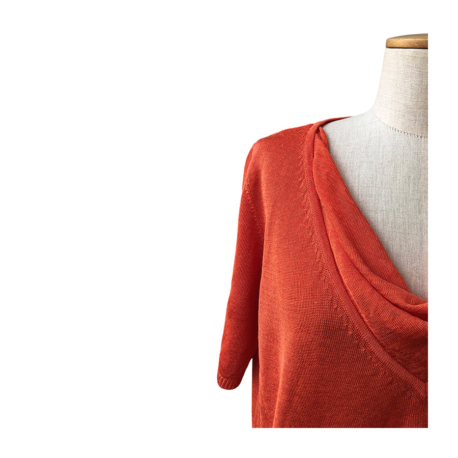 LUISA SPAGNOLI Blusa in Lino e Viscosa