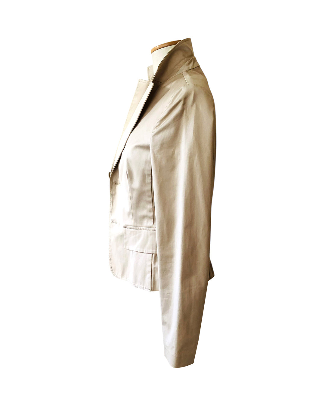CARLA G. Blazer in Cotone e Elastan