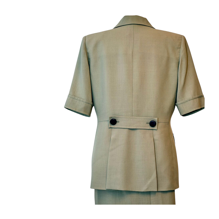 YVES SAINT LAURENT Completo in Fresco di Lana