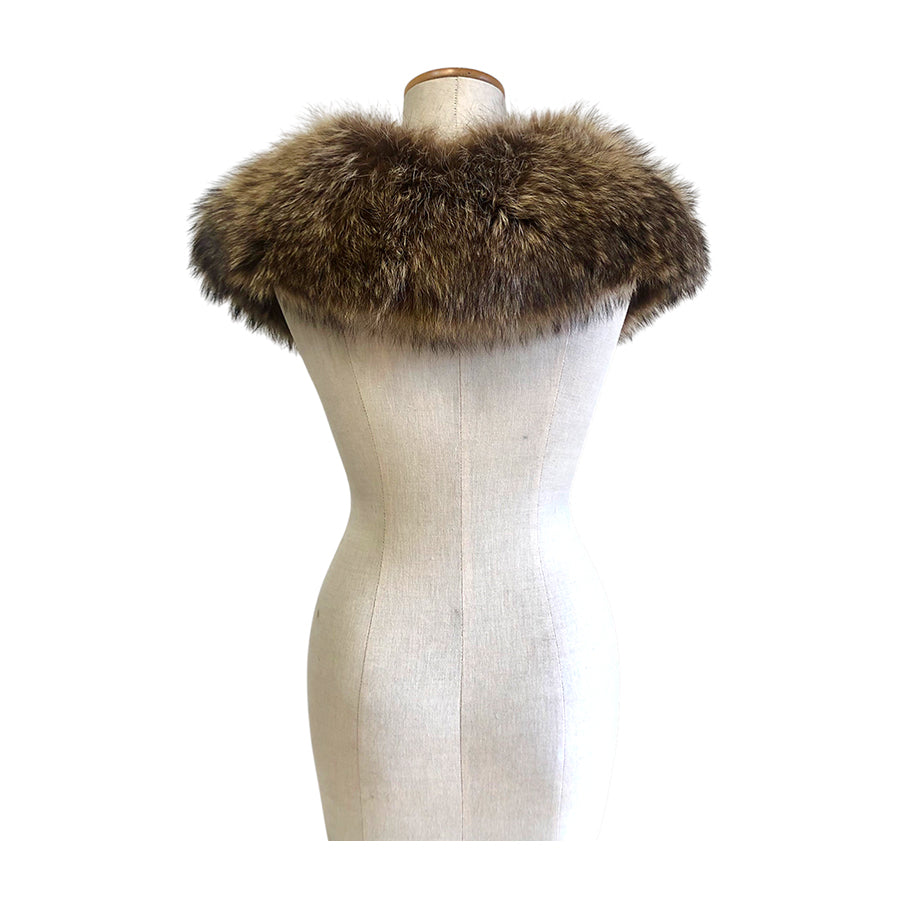 VINTAGE UNSIGNED Collo in Volpe