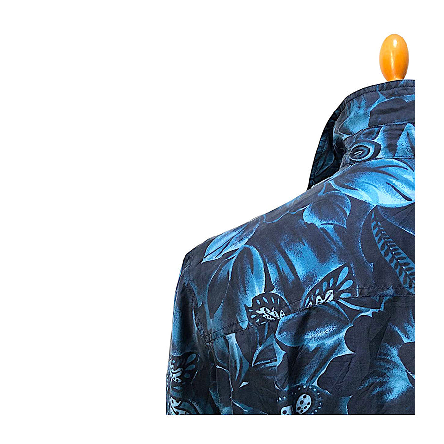 ANGELO LITRICO Aloha Shirt in Seta