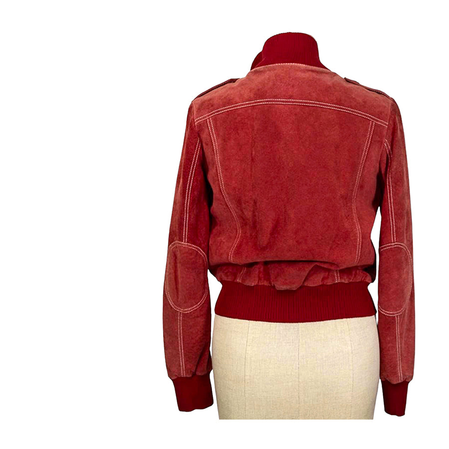 BELFE Bomber in Suede