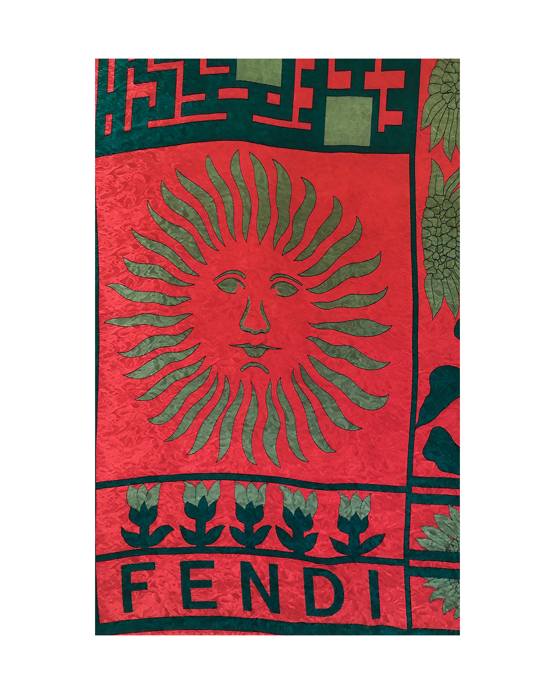 FENDI Maxi Foulard in Seta