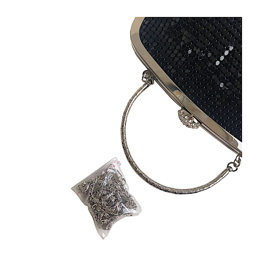 VINTAGE UNSIGNED Clutch in Maglia Metallica