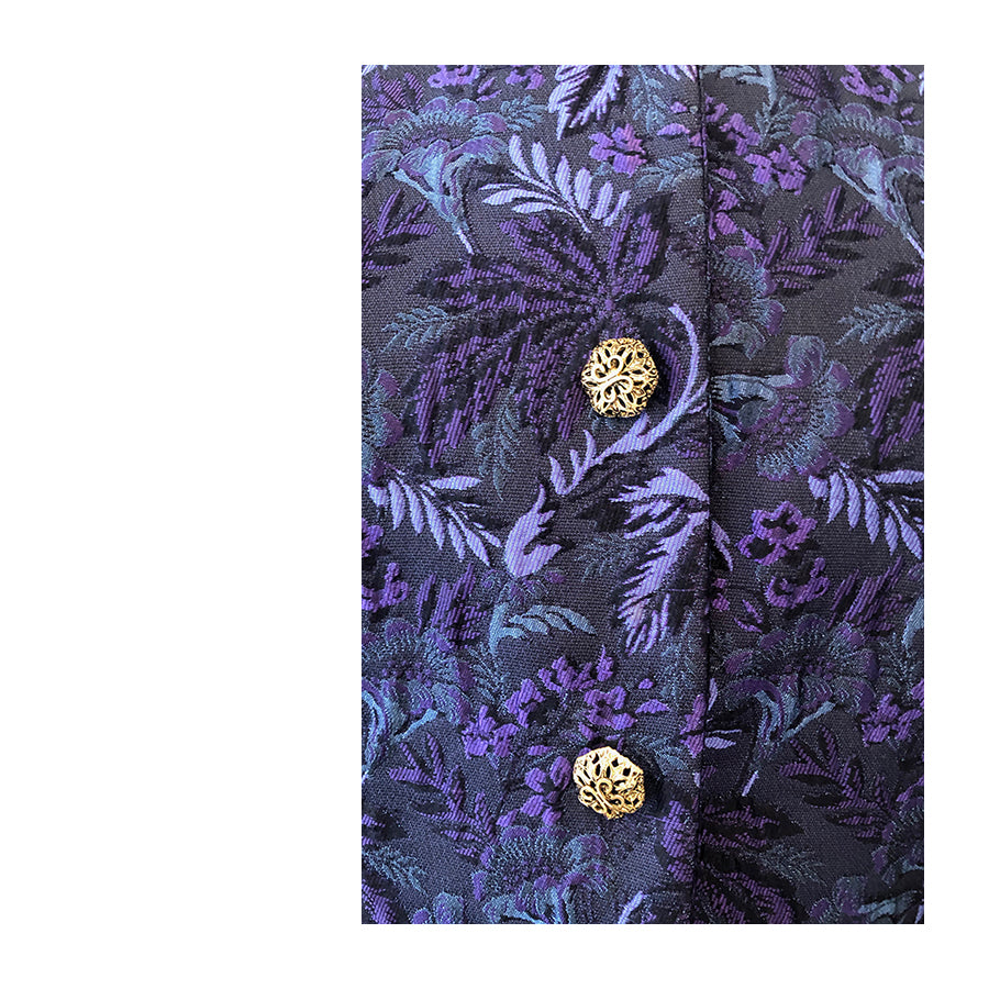 VINTAGE SARTORIALE Giacca Sartoriale in Tessuto Operato