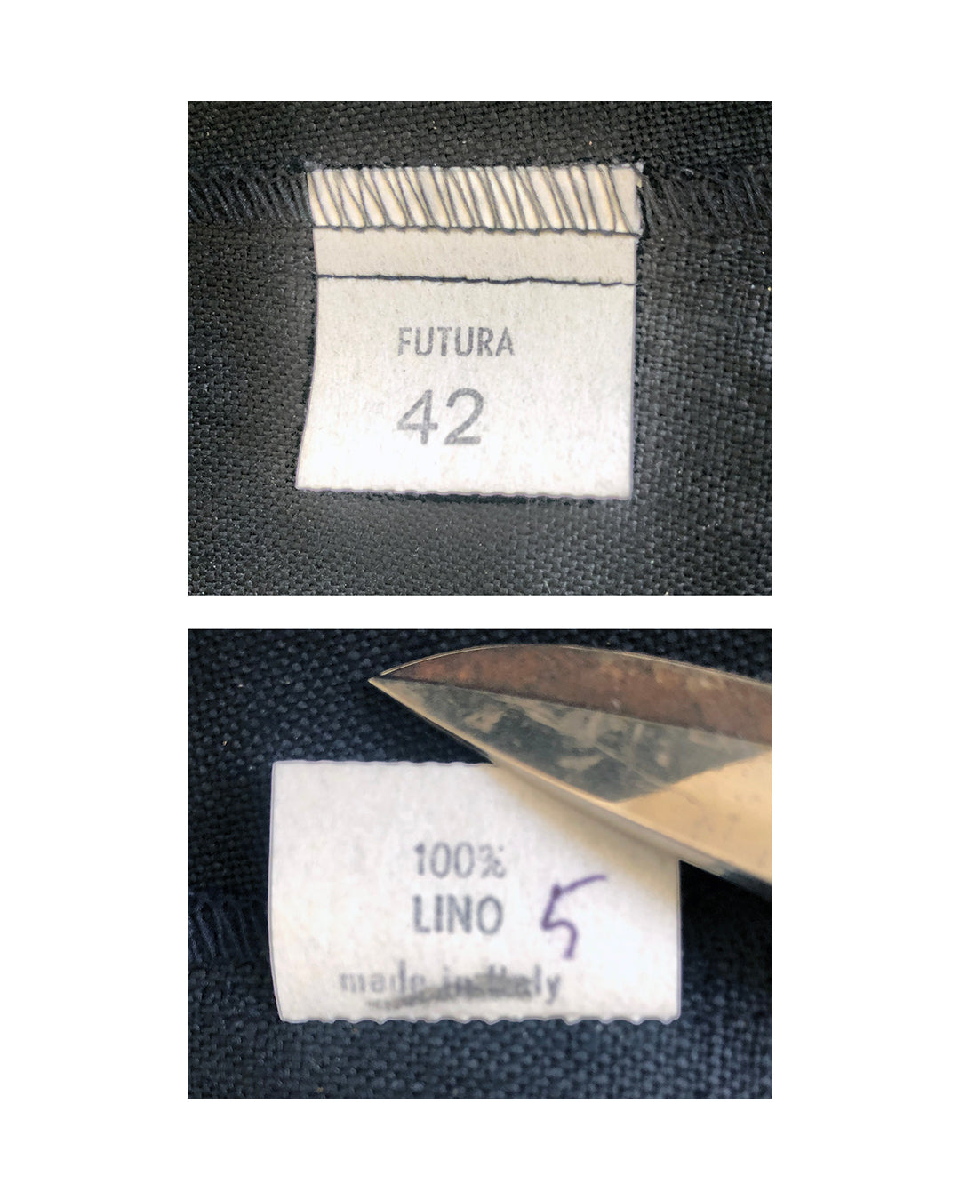 VINTAGE UNSIGNED Blazer in Lino