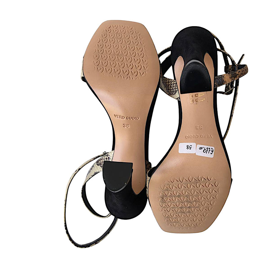 VICENZA) Sandali in Rettile