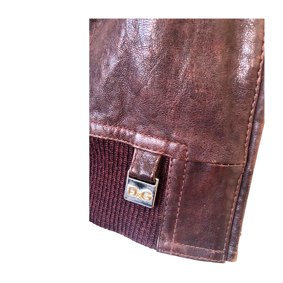 DOLCE&GABBANA Chiodo in Pelle