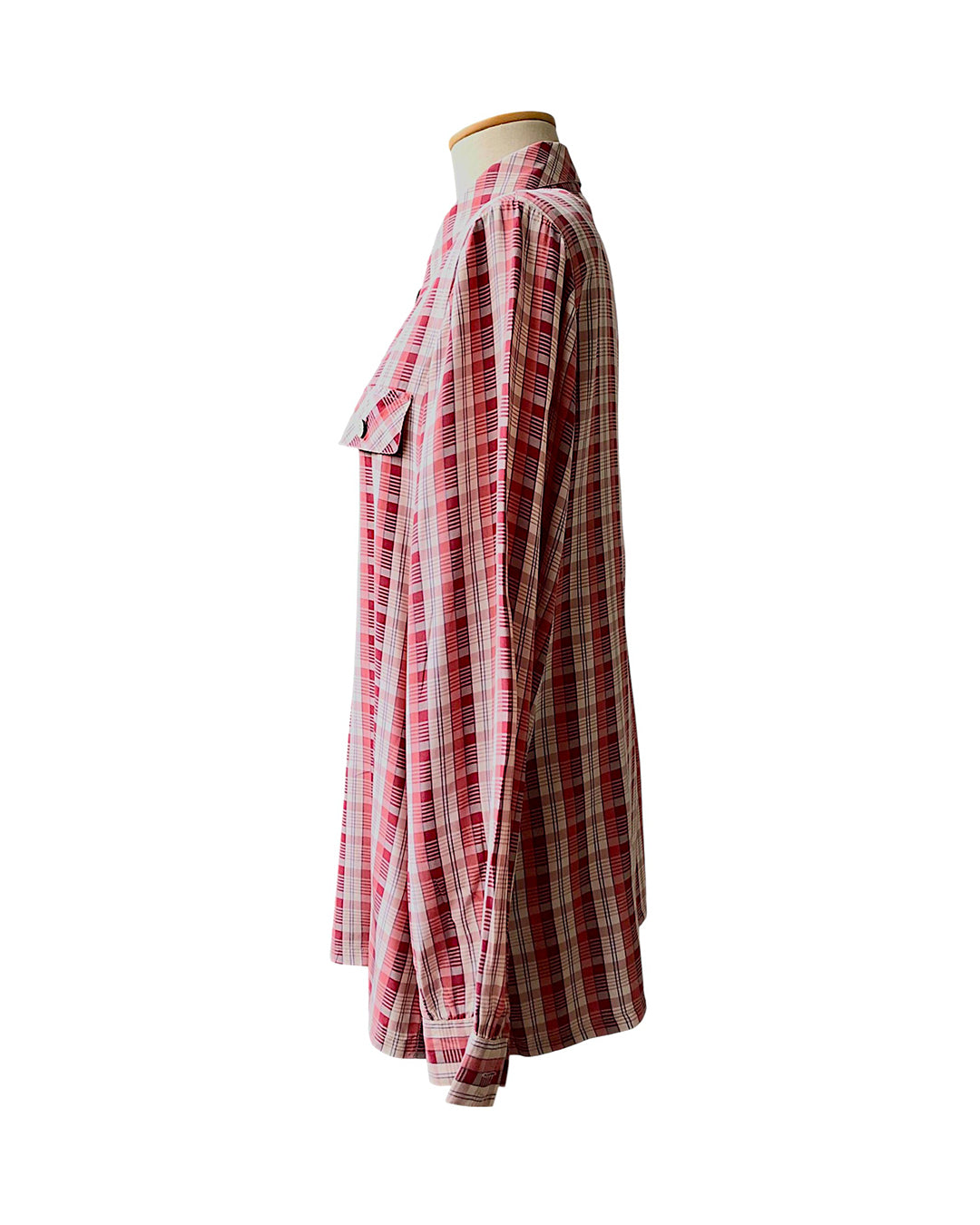 VINTAGE UNSIGNED Camicia Oversize in Seta