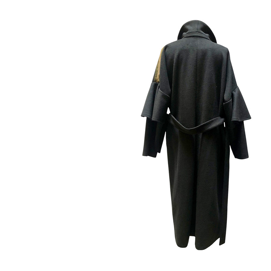 THINK & BELIEVE Wrap Coat