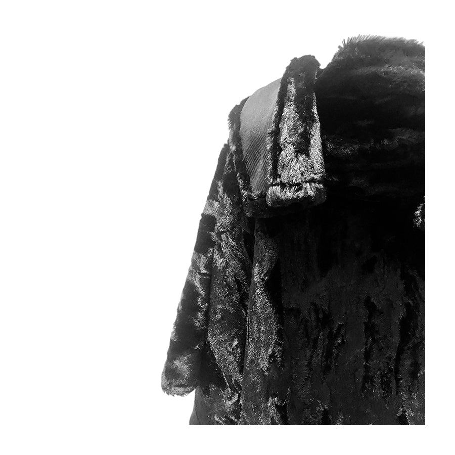 VINTAGE SARTORIALE Cappa in Ecopelliccia