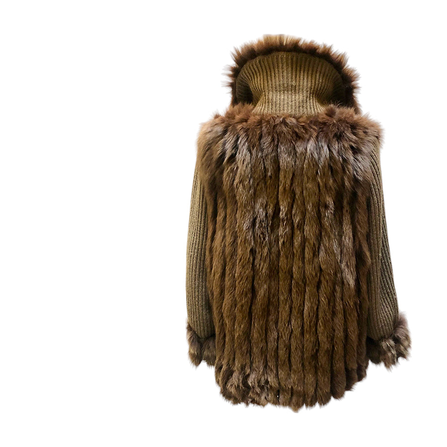 WANDEL Giaccone in Maglia e Visone