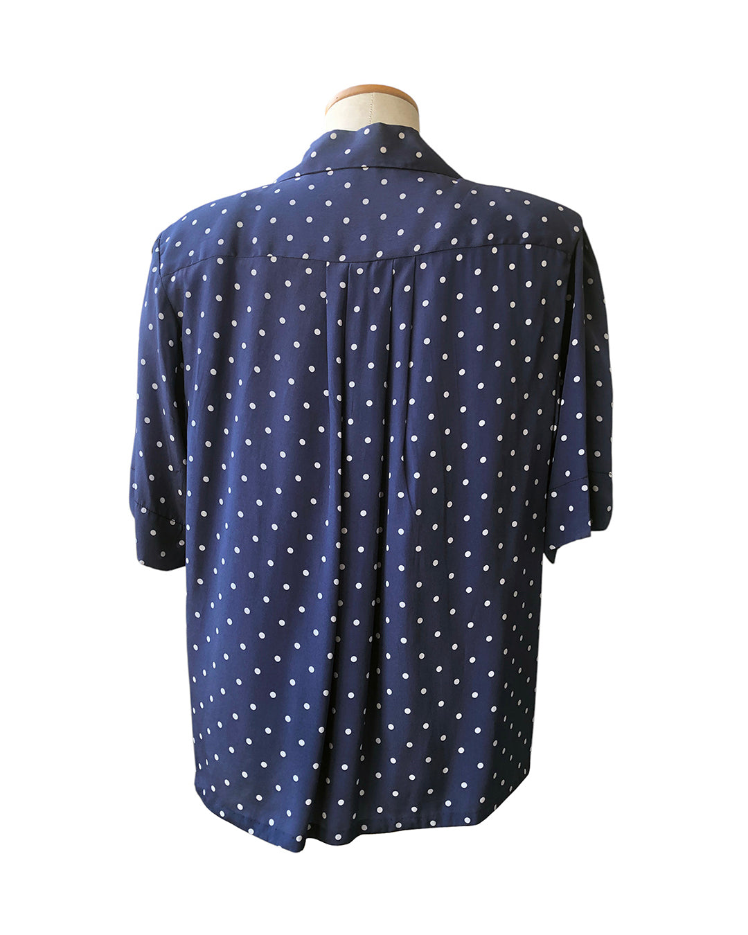VINTAGE UNSIGNED Camicia in Seta