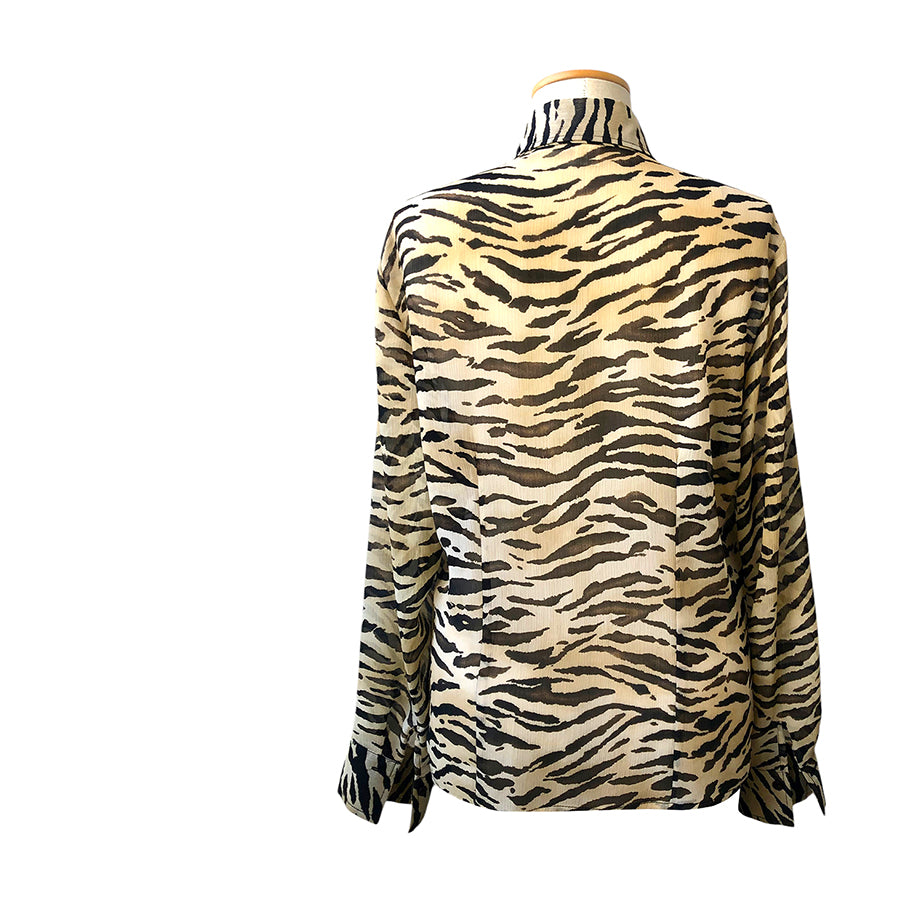 VINTAGE UNSIGNED Camicia in Viscosa